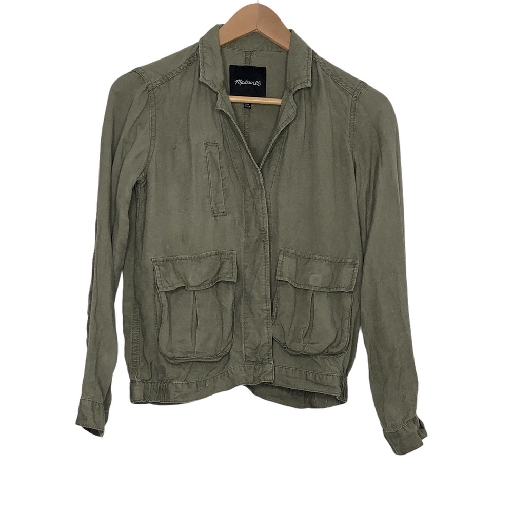 Madewell Linen Blend League Jacket - Picture 2 of 5
